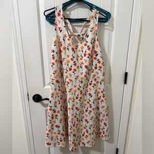 Maurices White Floral Dress